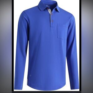 Men's Blue Long Sleeve Shirt